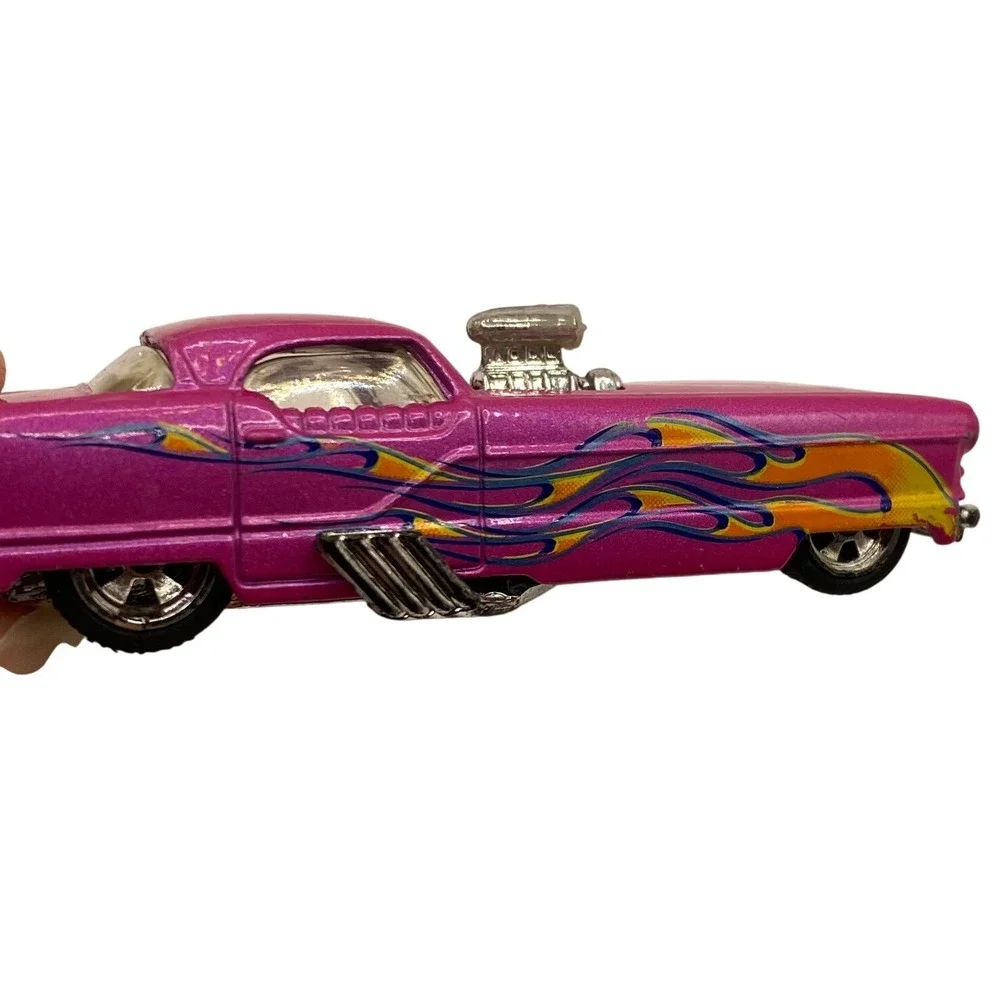 Hot Wheels Metrorail Nash Metropolitan Pink Magenta Flames‎ Classics Series